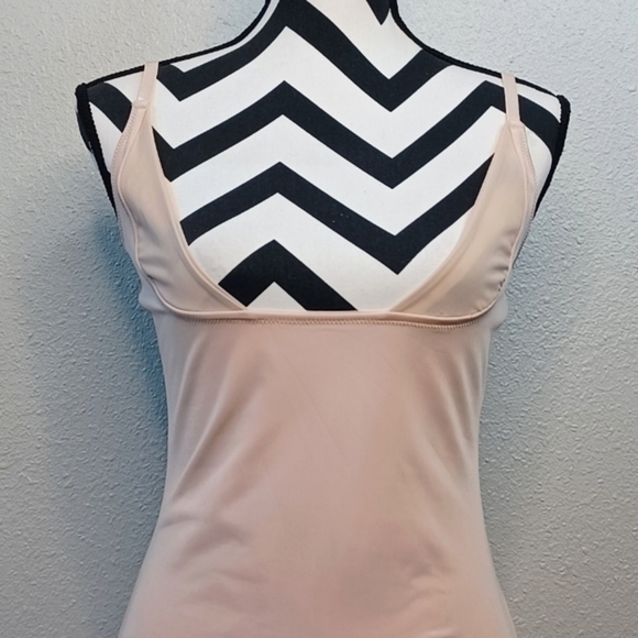 Yummie by Heather Thompson 3 in 1 Bustless Nude Blush Sz L Slip Shapewear - Picture 4 of 16
